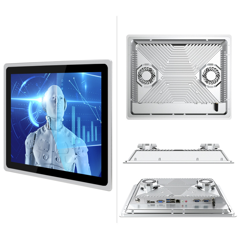 10.4″ 12.1″ 19″ inch Fanless Resistance Touch Panel PC rs485 rs232 capacitive industrial touch screen panel pc